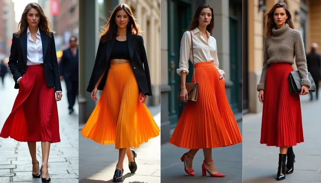 33 Ideias de Look Com Saia Plissada Versáteis e Modernas para 2026
