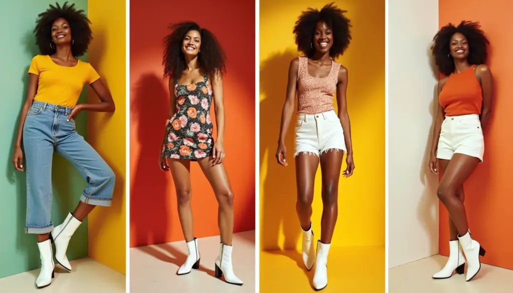 51 Look Com Bota Branca Cano Curto Para Se Inspirar Em 2026