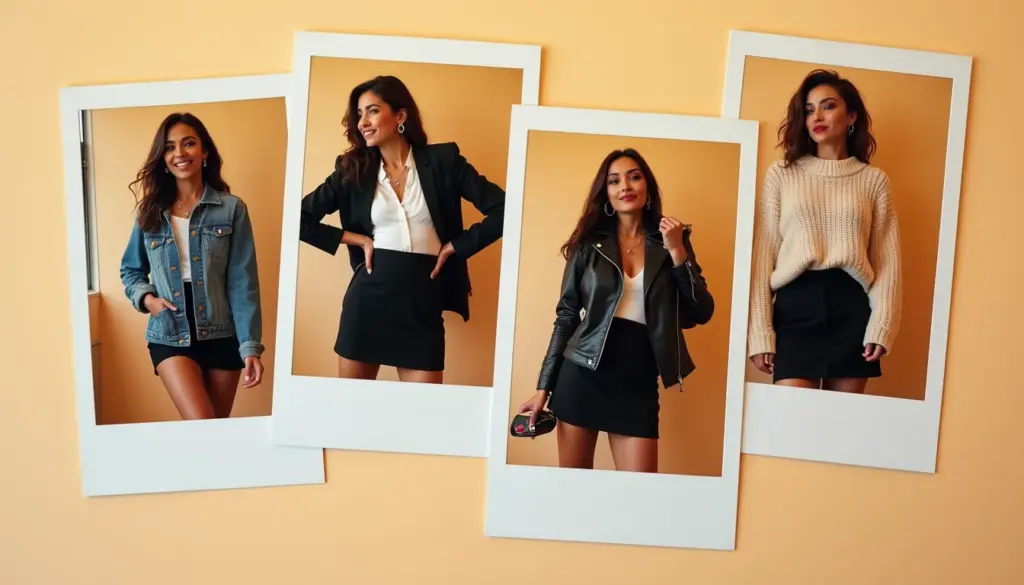 47 Ideias de Look com Saia Curta Preta para Arrasar em 2026