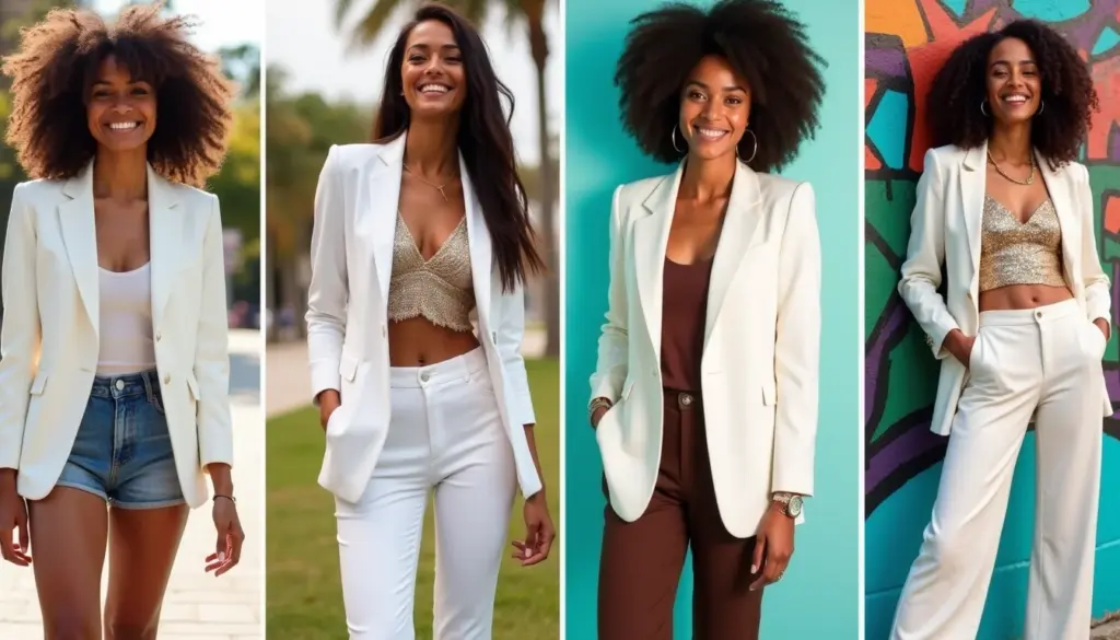 46 Looks com Blazer Branco: Combinações Versáteis e Tendências 2026