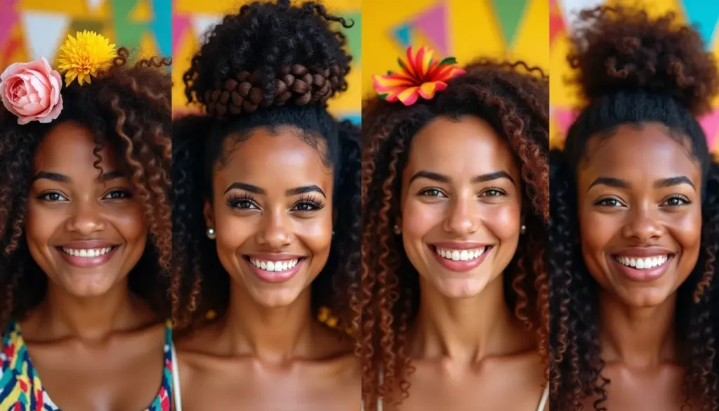 62 Ideias de Penteado Festa Junina Cabelo Cacheado para Arrasar